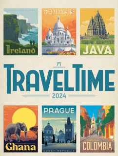 Cover Travel Time - Reise-Plakate Kalender 2024