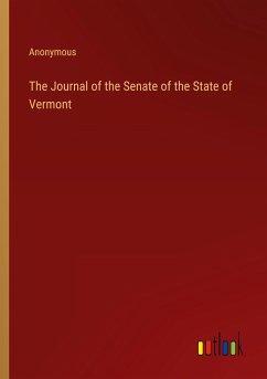 The Journal of the Senate of the State of Vermont