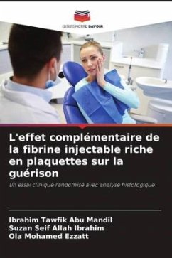 L'effet complémentaire de la fibrine injectable riche en plaquettes sur la guérison - Abu Mandil, Ibrahim Tawfik;Ibrahim, Suzan Seif Allah;Ezzatt, Ola Mohamed