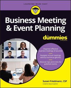 Business Meeting & Event Planning For Dummies (eBook, ePUB) - Friedmann, Susan