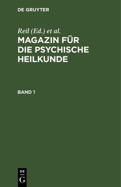 Cover Magazin für die psychische Heilkunde. Band 1 (eBook, PDF)