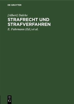 Strafrecht und Strafverfahren (eBook, PDF) - Dalcke, [Albert]