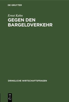 Cover Gegen den Bargeldverkehr (eBook, PDF)