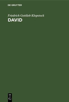 David (eBook, PDF) - Klopstock, Friedrich Gottlieb