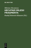 Hecataei Milesii Fragmenta (eBook, PDF)