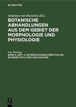 Cover Untersuchungen über Pollen bildende Phyllome und Kaulome (eBook, PDF)
