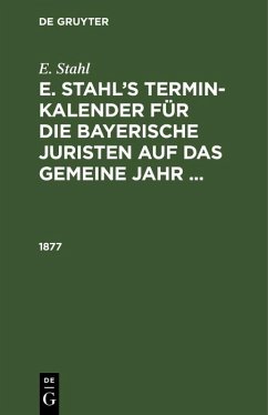 1877 (eBook, PDF) - Stahl, E.