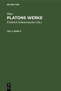 Plato: Platons Werke. Teil 2, Band 2 (eBook, PDF) - Plato