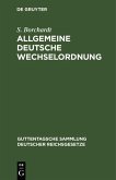 Allgemeine Deutsche Wechselordnung (eBook, PDF)