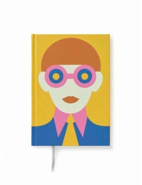 Olimpia Zagnoli Yellow Midsized Lined Notebook