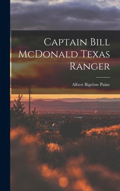 Cover Captain Bill McDonald Texas Ranger