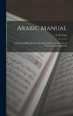 Arabic Manual - E, Crow F