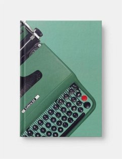 Olivetti Green Midsized Blank Notebook