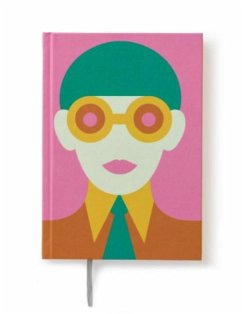 Olimpia Zagnoli Pink Small Lined Notebook
