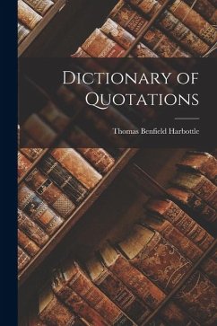 Cover Dictionary of Quotations