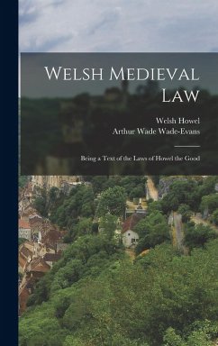 Cover Welsh Medieval Law