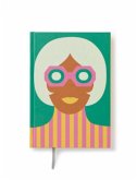 Olimpia Zagnoli Green Midsized Blank Notebook Olimpia Zagnoli Green Midsized Blank Notebook
