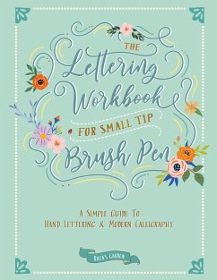 The Lettering Workbook for Small Tip Brush Pen - Garden, Ricca's