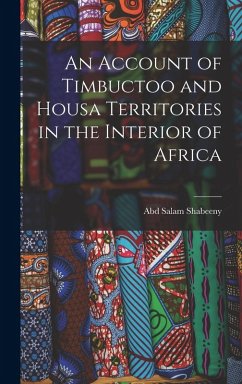 Cover An Account of Timbuctoo and Housa Territories in the Interior of Africa