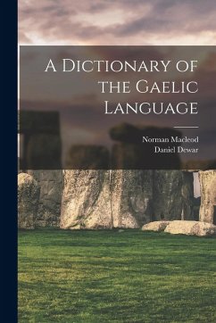 Cover A Dictionary of the Gaelic Language