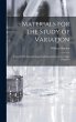 Materials for the Study of Variation:... - Bild 1