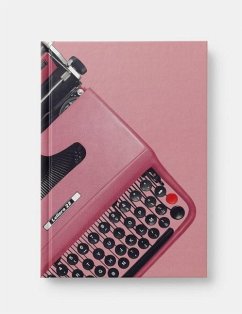 Olivetti Pink Midsized Blank Notebook