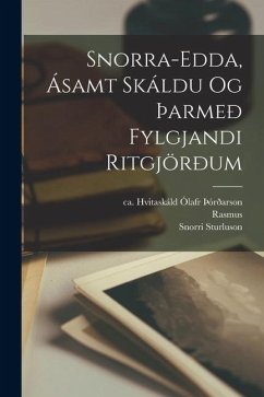 Cover Snorra-Edda, ásamt Skáldu og Þarmeð fylgjandi ritgjörðum