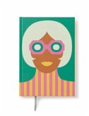 Olimpia Zagnoli Green Midsized Blank Notebook Olimpia Zagnoli Green Midsized Blank Notebook