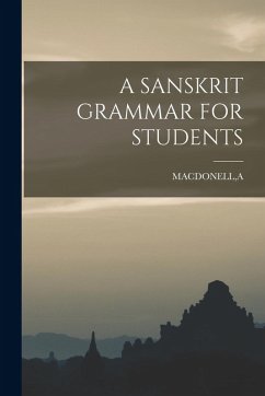 Cover A Sanskrit Grammar for Students