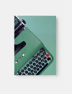Olivetti Green Midsized Blank Notebook