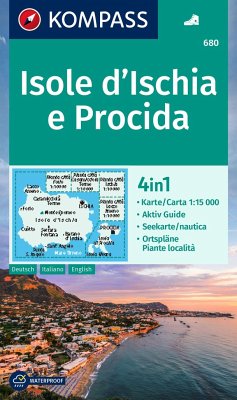 KOMPASS Wanderkarte 680 Isole d' Ischia e Procida 1:15.000