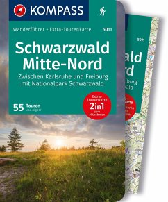 KOMPASS Wanderführer Schwarzwald Mitte-Nord, 50 Touren mit Extra-Tourenkarte - Aigner, Lisa