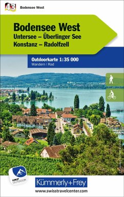 Kümmerly+Frey Outdoorkarte Deutschland 43 Bodensee West 1:35.000