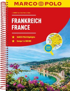 MARCO POLO Reiseatlas Frankreich 1:300.000