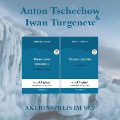 Anton Tschechow & Iwan Turgenew Hardcover (Bücher + Audio-Online) - Lesemethode von Ilya Frank - Tschechow, Anton Pawlowitsch;Turgenew, Iwan