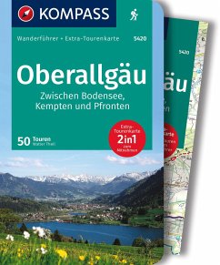 KOMPASS Wanderführer Oberallgäu, 50 Touren zwischen Bodensee, Kempten und Pfronten, mit Extra-Tourenkarte - Theil, Walter