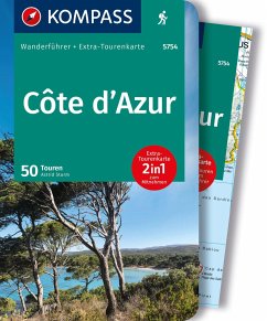 KOMPASS Wanderführer Côte d'Azur, Die schönsten Küsten- und Bergwanderungen, 50 Touren mit Extra-Tourenkarte - Sturm, Astrid