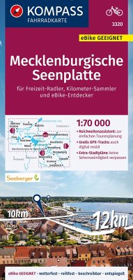 Cover KOMPASS Fahrradkarte 3320 Mecklenburgische Seenplatte 1:70.000