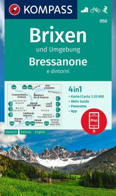 KOMPASS Wanderkarte 050 Brixen und Umgebung / Bressanone e dintorni 1:25.000