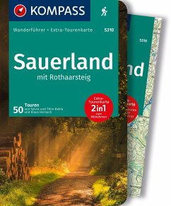 KOMPASS Wanderführer Sauerland mit Rothaarsteig, 50 Touren mit Extra-Tourenkarte - Behla, Thilo; Behla, Sylvia; Harnach, Klaus