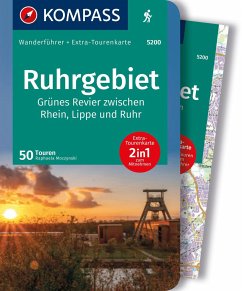 KOMPASS Wanderführer Ruhrgebiet, 50 Touren mit Extra-Tourenkarte - Moczynski, Raphaela