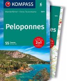 KOMPASS Wanderführer Peloponnes, 55 Touren mit Extra-Tourenkarte