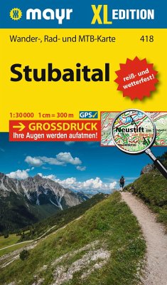 Cover Mayr Wanderkarte Stubaital XL 1:30.000