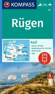 Cover KOMPASS Wanderkarte 737 Rügen 1:50.000