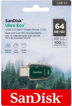 SanDisk Ultra Eco Drive 64GB USB 3.2 100MB/s SDCZ96-064G-G46