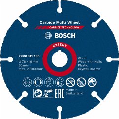 Bosch Carbide Multiwheel 76x10 EXPERT