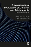 Developmental Evaluation of Children and Adolescents (eBook, ePUB)