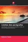 Limites dos parágrafos Limites dos parágrafos