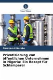Privatisierung von öffentlichen Unternehmen in Nigeria: Ein Rezept für Schlamperei