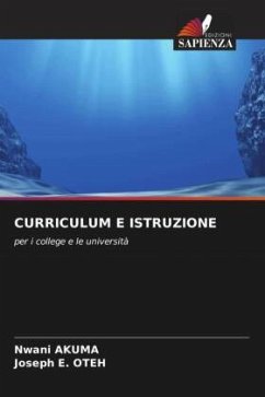 CURRICULUM E ISTRUZIONE - AKUMA, Nwani;Oteh, Joseph E.